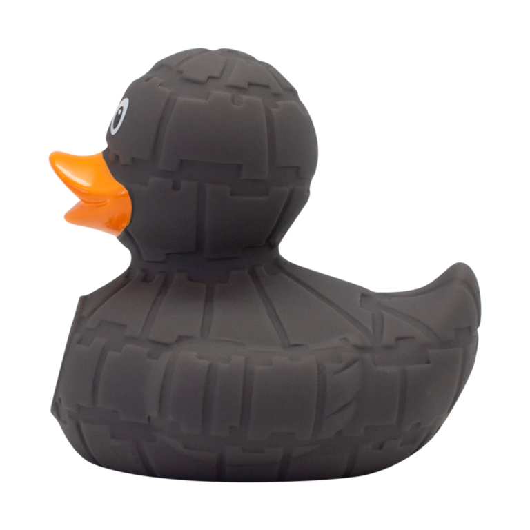 Grey Star Rubber Duck