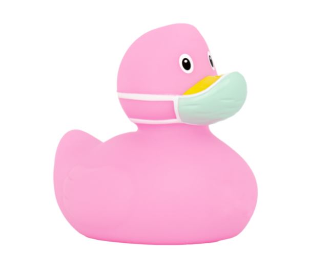 Corona Pink Rubber Duck