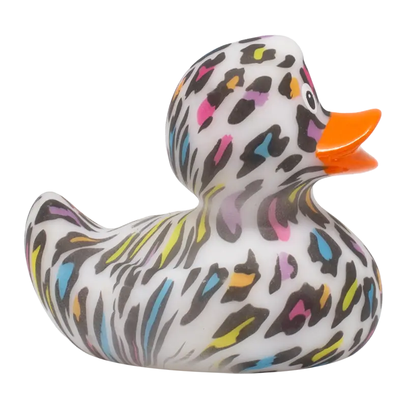 Leopard Rubber Duck