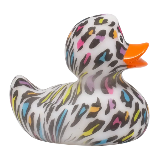 Leopard Rubber Duck