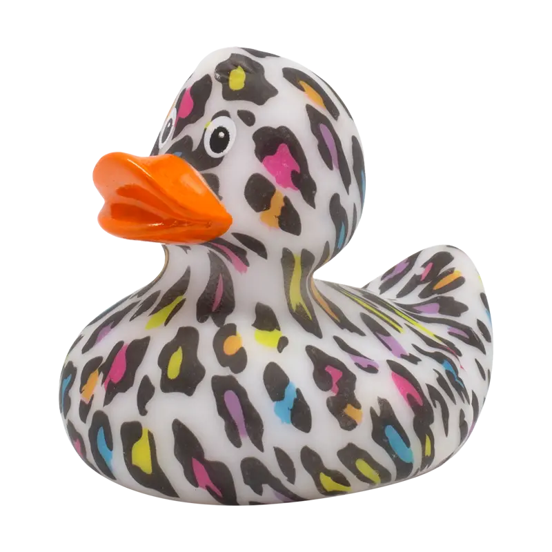 Leopard Rubber Duck