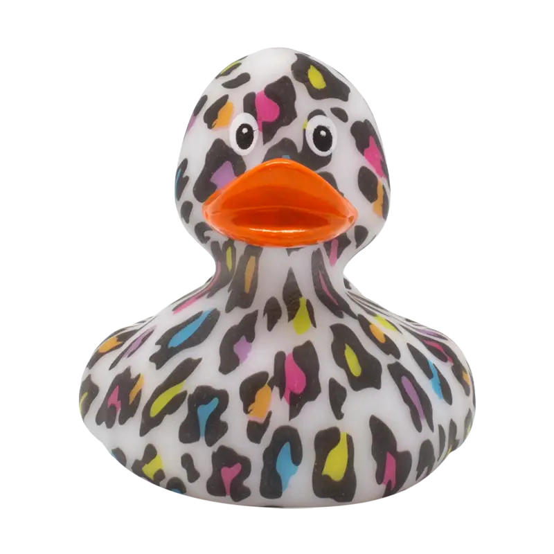 Leopard Rubber Duck