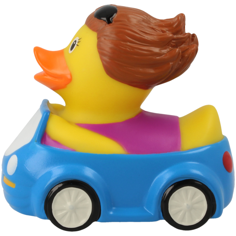 Female Car Driver Rubber Duck