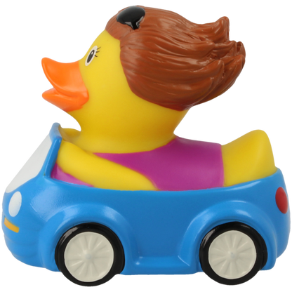 Female Car Driver Rubber Duck