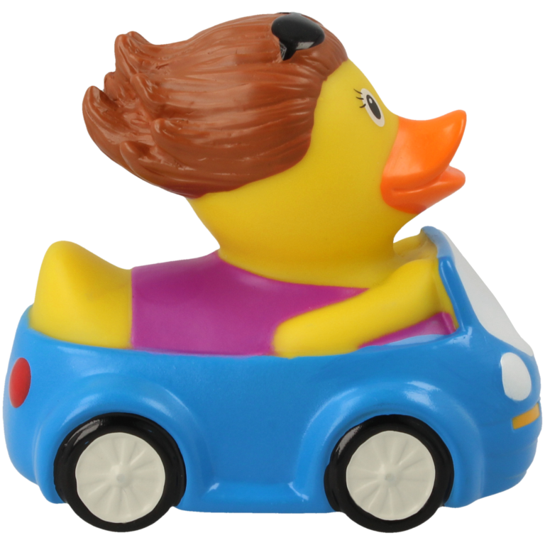 Female Car Driver Rubber Duck