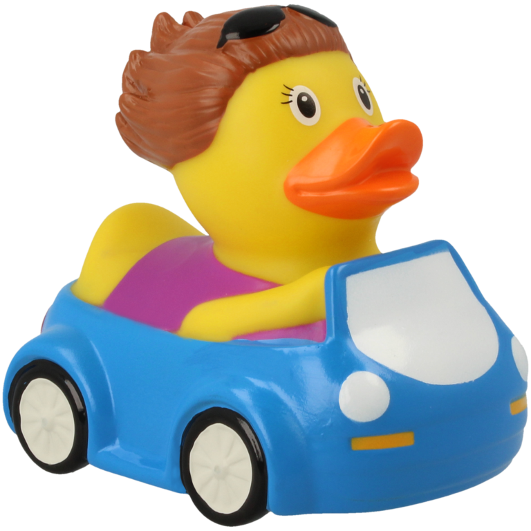 Female Car Driver Rubber Duck