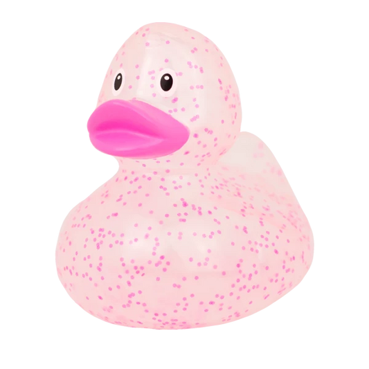 Pink Confetti Rubber Duck