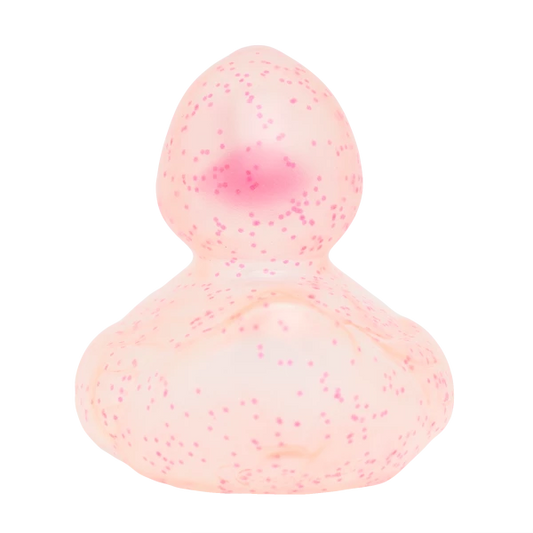 Pink Confetti Rubber Duck