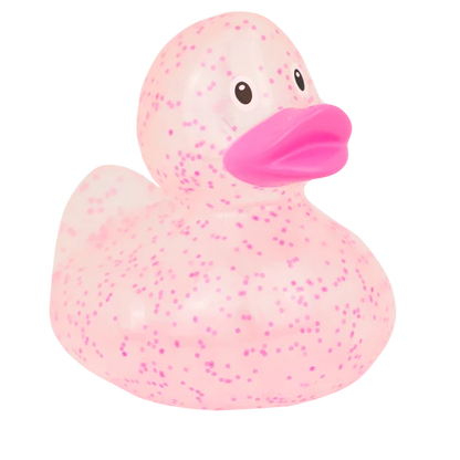Pink Confetti Rubber Duck
