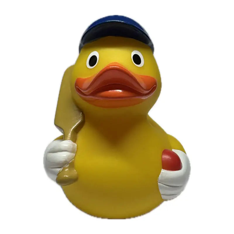 Cricket Player Rubber Duck