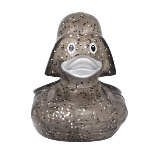 Glitter Black Star Rubber Duck