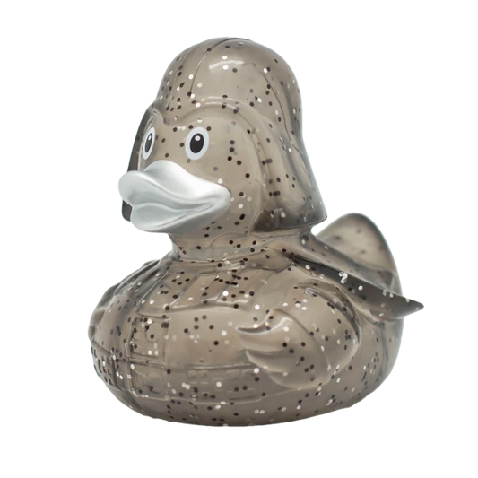 Glitter Black Star Rubber Duck