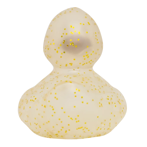 Gold Glitter Rubber Duck