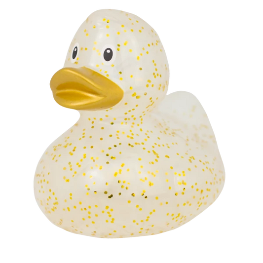 Gold Glitter Rubber Duck