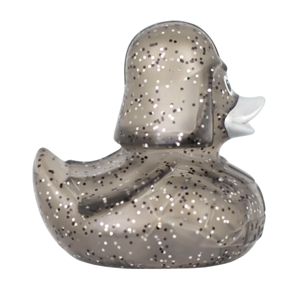 Glitter Black Star Rubber Duck