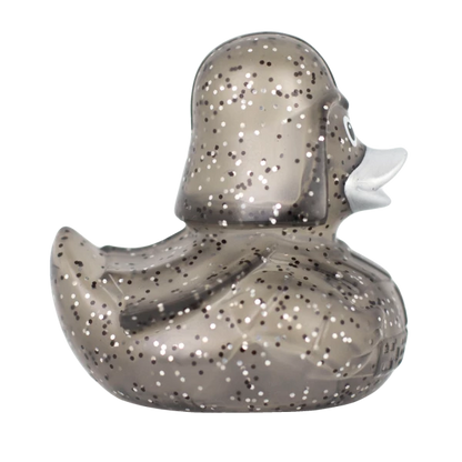Glitter Black Star Rubber Duck