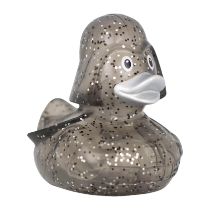Glitter Black Star Rubber Duck