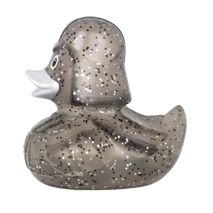 Glitter Black Star Rubber Duck
