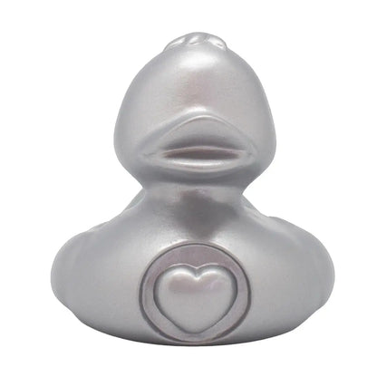 My Heart Silver Rubber Duck