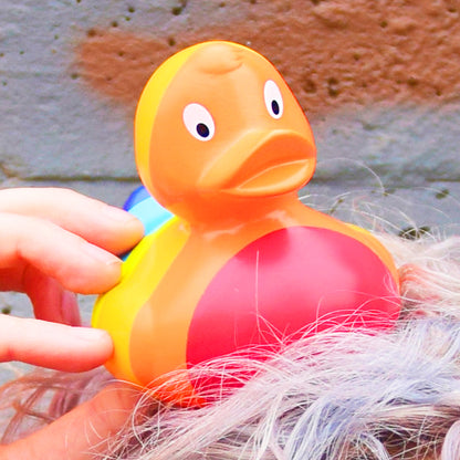 Rainbow Rubber Duck