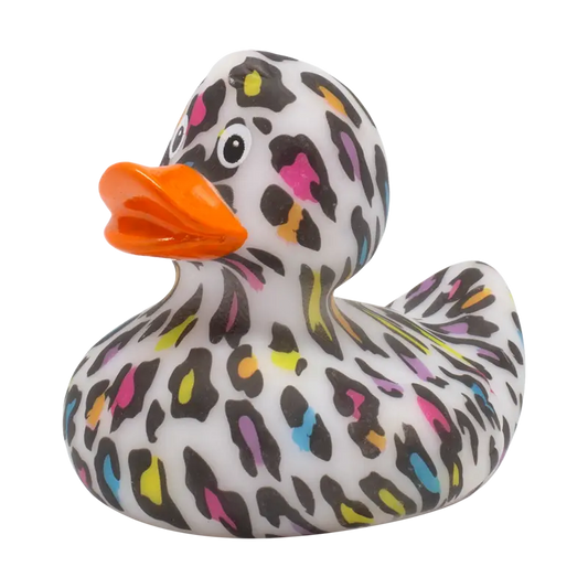 Leopard Rubber Duck