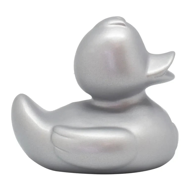 My Heart Silver Rubber Duck