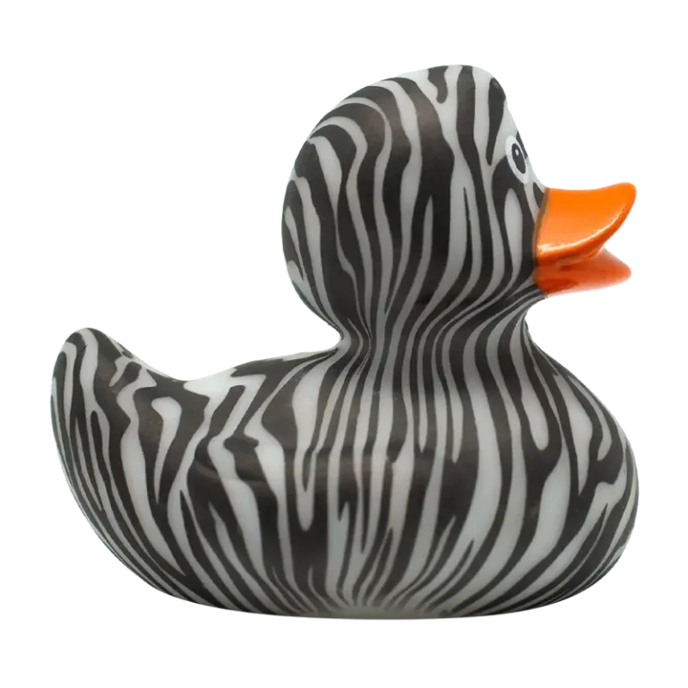 Zebra Rubber Duck